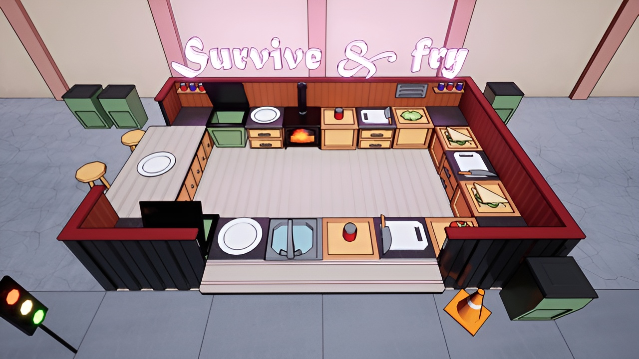 Survive & Fry — cooking game